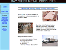 Tablet Screenshot of baycitiesmetalproducts.com